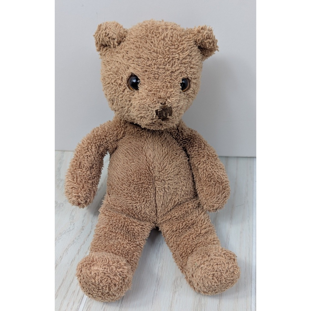 Commonwealth Teddy Bear Plush Small Brown Stuffed Animal 2004 Vintage USED READ